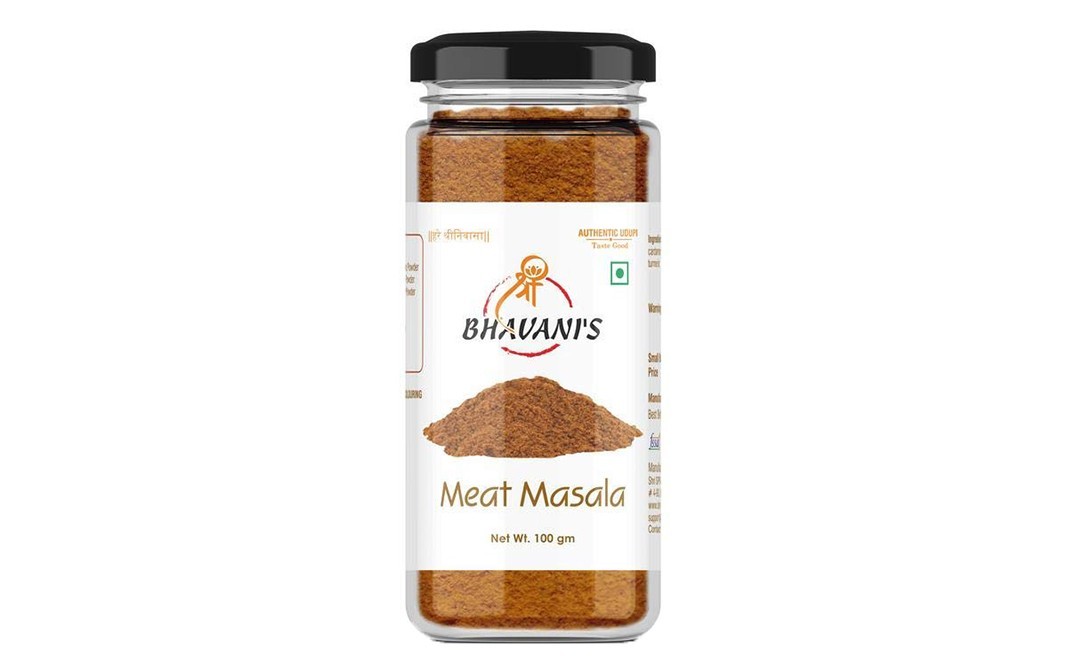 Bhavani's Meat Masala    Glass Jar  100 grams